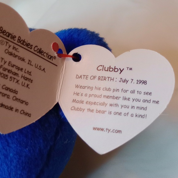 💙1998 "Clubby"💙- TY- RETIRED - Picture 4 of 5